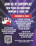 New Years Celebrations - Bowling & Laser Tag